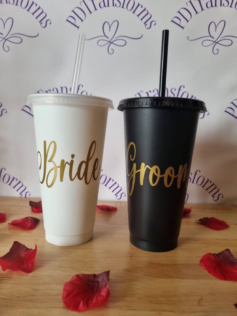 Bride Groom Cold Cup