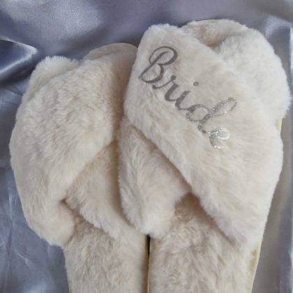 Personalised Fluffy Slippers