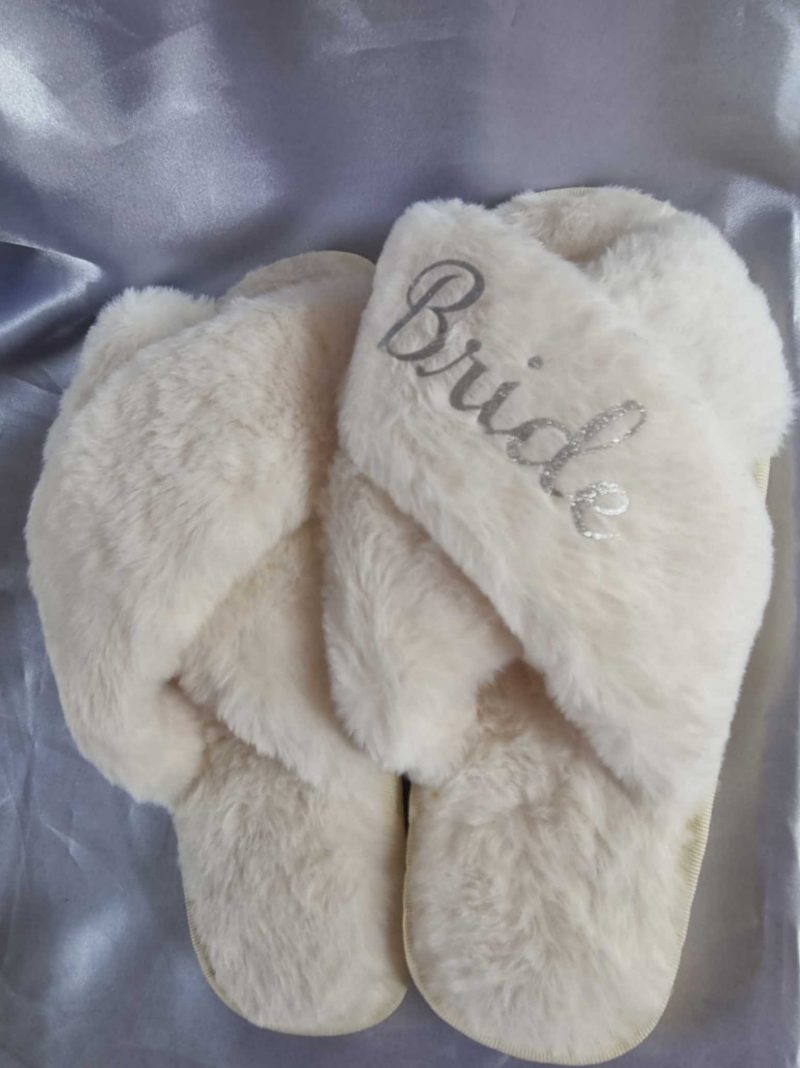 Personalised Fluffy Slippers