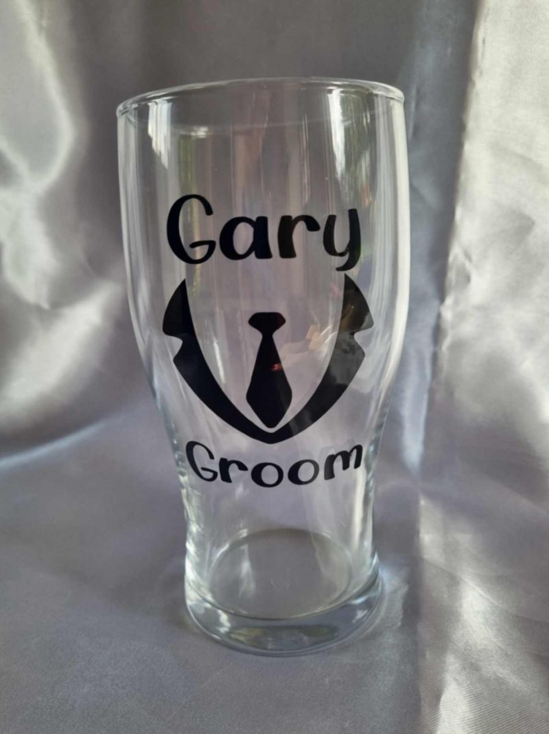 pint glass, personalised