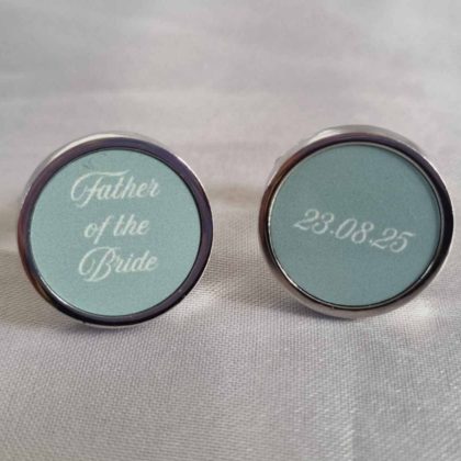 Mens cufflinks and box set