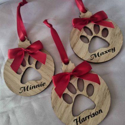 Cats Protection Paw Bauble