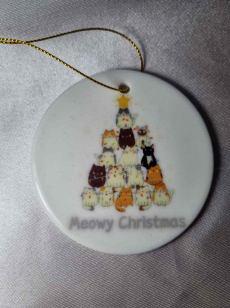 Cats Protection Ceramic Bauble